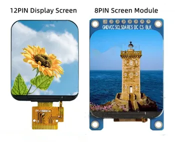 IPS 1,69 дюймов 12P /8P/10P SPI TFT ЖК-дисплей Цветной экранный модуль ST7789 Контроллер 240 (RGB) * 280