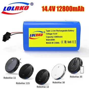 Lolrko 14,4 В 12800 мАч Литий-ионная аккумуляторная батарея, Совместимая с Ecovacs Deebot N79S, N79, DN622, Eufy RoboVac 11,11 S