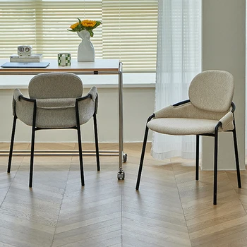 Индивидуальный подлокотник Офисный акцент Стулья для гостиной Расслабляющий туалетный столик Кресло для макияжа Парикмахерская Дизайнерская мебель Fauteuil YX50LC
