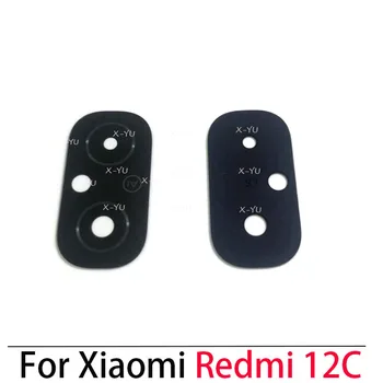 10 шт. для Xiaomi Redmi 12C Задняя Стеклянная крышка объектива камеры заднего вида с клейкой наклейкой Запчасти для ремонта