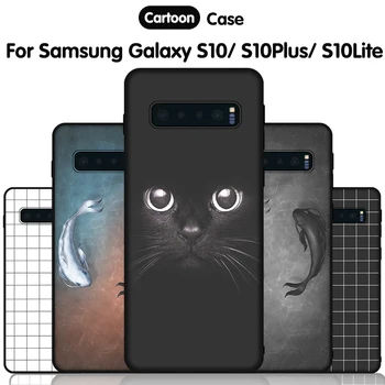 Чжурчжэньские Чехлы для телефонов Samsung Galaxy S10 Чехол Для Samsung Galaxy S10 Plus Силиконовый Мягкий Чехол Для Samsung Galaxy S10 Lite Case