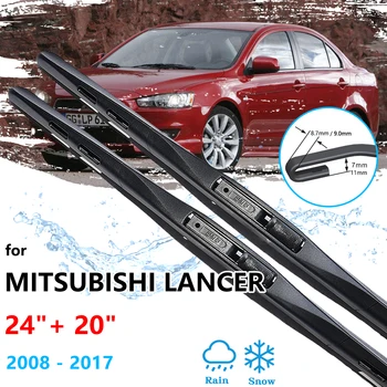 Для Mitsubishi Lancer Galant Fortis 2008 ~ 2017 Щетки передних стеклоочистителей, щетки для мытья ветрового стекла, аксессуары для дождя