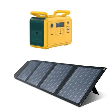 домашний солнечный генератор 1200 Вт LiFePO4 аккумулятор 960 Втч поддерживает функцию ИБП содержит солнечные панели
