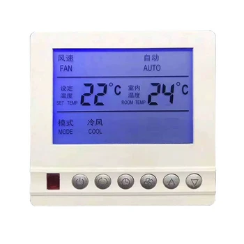 Регулируемый термостат для подогрева пола для интеллектуального контроллера отопления Панель контроля температуры с ЖК-дисплеем Durab