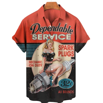 Мужская рубашка 66 Route Biker с 3D изображением мотоциклетных девушек, рубашка Route 66 для мужчин, американские топы с коротким рукавом, футболка оверсайз, мужские путешествия