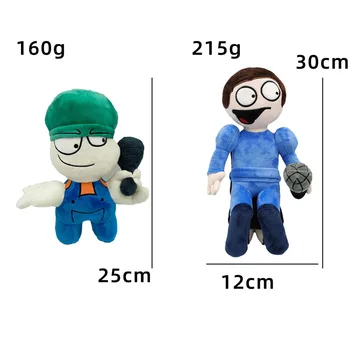 Милая плюшевая игрушка Дэйв и Бэмби Плюшевые 25-30 см Плюшевые Мягкие игрушки Кукла Подарок на день рождения #4357