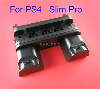 Для PS4 Slim PRO Вертикальная подставка, охлаждающий вентилятор, кулер, двойной контроллер, зарядное устройство, док-станция для зарядки Playstation PS4, аксессуары