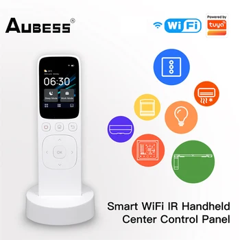 Aubess WiFi Умная центральная панель управления с сенсорным экраном, ИК-пульт дистанционного управления, Tuya Smart Life APP Control для бытовой техники