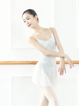 Кружевное вышитое платье-пачка, женские балетные трико для взрослых с юбками, профессиональная танцевальная одежда для девочек, трико