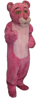 Костюм талисмана розовой пантеры леопард пума гепард дикая кошка изготовленный на заказ мультяшный персонаж праздничный спортивный маскот средней школы N31747