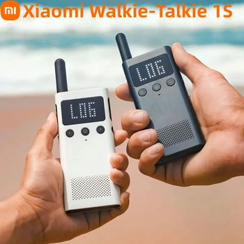 Оригинальная Xiaomi Mijia Smart Walkie Talkie 1S W/2S С FM-Радио Динамиком, Телефонным Приложением, Управление Местоположением, Быстрый Командный Разговор На Открытом воздухе