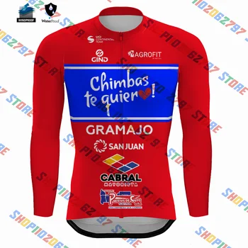 2023 CHIMBAS TE QUIERO Джерси Pro Team Мужская Дышащая Одежда Для Шоссейных Велосипедов Длинные Рубашки Велосипедные Топы MTB Maillot Ropa Ciclismo