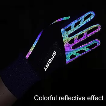 Перчатки для активного отдыха, 1 пара стильных эластичных черных перчаток с защитой от холодного скольжения для тренировок
