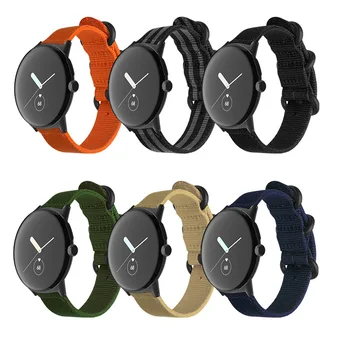 Нейлоновые брезентовые ремешки для ремешка Google Pixel Watch, дышащий ремешок для часов, аксессуары для смарт-часов, браслет для Pixel Watch Active
