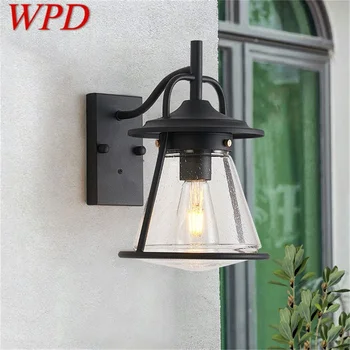 WPD Наружные настенные бра Лампа Классическая светодиодная водонепроницаемая домашняя Декоративная для крыльца