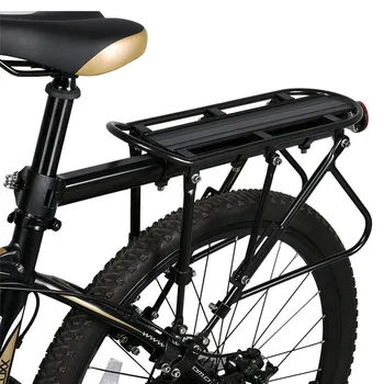 Демонтируйте Велосипедный багажник Грузовую заднюю стойку, Велосипедный подседельный штырь, держатель сумки, подставку для 20-29-дюймовых стоек для MTB велосипедов.