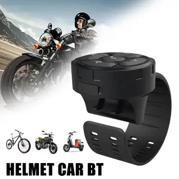 Беспроводная кнопка Bluetooth 5.3, шлем, наушники, мультимедийный контроллер руля мотоцикла/велосипеда, пульт дистанционного управления рулевым колесом