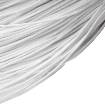 Aaazee 50 ярдов 0,8 мм Белая эластичная веревка, резиновый шнур для браслетов 