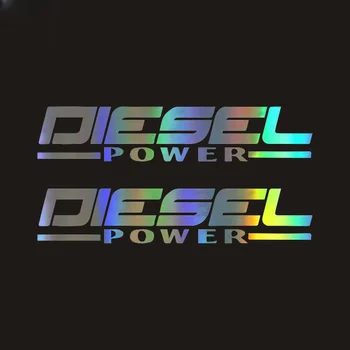 Креативная наклейка на автомобиль Diesel Power JDM Auto Decal Decoration, светоотражающая водонепроницаемая наклейка для автомобильного стиля, 18 см * 3 см