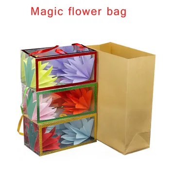 Новый странный Креативный Волшебный Бумажный пакет, сменный Цветочный пакет, Забавная игрушка, розыгрыш, Профессиональные фокусы, реквизит, Игрушки для детей, подарки