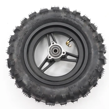 Вакуумная шина для колеса электрического скутера 90/65-6,5 с легкосплавной ступицей, 11-дюймовые утолщенные детали для бескамерных колесных шин