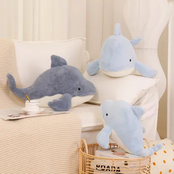 Плюшевая игрушка Kawaii Дельфин Милое Морское животное Мягкая Плюшевая подушка с плюшевыми игрушками Дельфин Подарки для детей