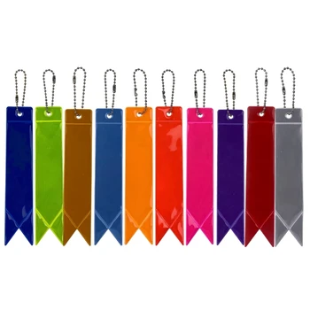 Красочный брелок-отражатель, используемый для сумок, детских колясок, одежды для инвалидных колясок.