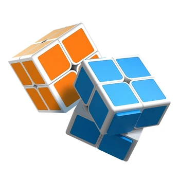 QiYi OC Cube 2x2x2 Плиточный Магнитный Куб Профессиональный POP Magic 2X2 Антистрессовая Скоростная Головоломка Magico Cubo Для Детей Подарок Малышу