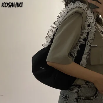 Роскошные дизайнерские кружевные сумки через плечо с буквами, японская повседневная индивидуальность, сумка подмышками, сумки через плечо, женские милые уличные сумки