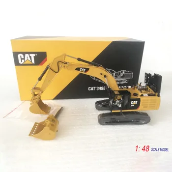 1:48 Игрушечная Модель Экскаватора Caterpillar 349E L Cat, Гидравлический Экскаватор Из Сплава, Инженерный Автомобиль, Коллекционный Механический Автомобиль