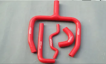 Красный силиконовый Y-образный шланг радиатора для 2009-2016 Kawasaki KX250F KX250 2009 2010 2011 2012 2013 2014 2015 2016 2016