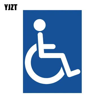 YJZT 11 *15,5 см, креативные советы для автомобильных наклеек, Аксессуары для инвалидов