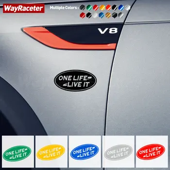 One Life Live It Наклейка на крыло автомобиля, Боковое крыло, окно, Бампер, багажник, Виниловая наклейка для Land Rover Defender Discovery Freelander 4X4