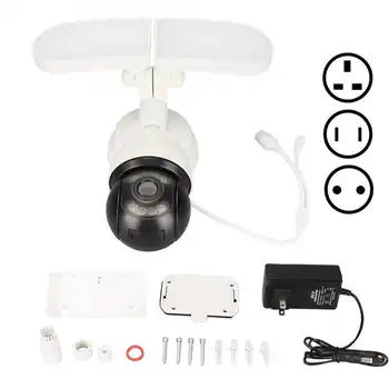 Беспроводная камера безопасности Wi-Fi, обнаружение движения ночного видения, водонепроницаемость IP65 для дома