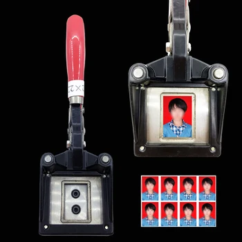 Ручной пресс-резак для фотографий, ручной перфоратор для фотографий с лицензией на удостоверение личности, резак для удостоверений личности 22 * 32 мм под прямым углом