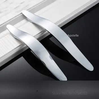 Дугообразные ручки выдвижного ящика кухонного шкафа из алюминиевого сплава белого цвета в скандинавском стиле Дверная фурнитура для шкафа Ручка чемодана