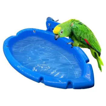 Птичий душ Птичья ванночка для клетки Блюдо для купания птиц Компактная миска для купания птиц для попугаев-попугайчиков Волнистых попугайчиков Волнистый попугайчик