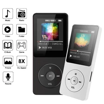 Новый портативный MP3-плеер с Bluetooth, мультимедийный FM-радиомагнитофон, музыкальные колонки HIFI, встроенная память 8 ГБ, поддержка 40 часов воспроизведения