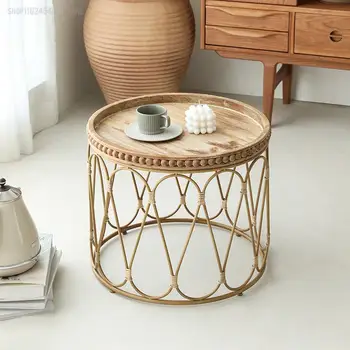 Современный деревянный стол Для спальни, Небольшой Стол для креативных дизайнерских офисов, Современная минималистичная Мебель для гостиной Tavolino Da Salotto