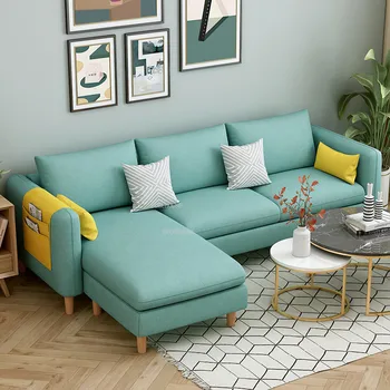 Современные минималистичные диваны для гостиной, тканевая мебель для дома, скандинавский двухместный диван для маленькой квартиры, Ленивый диван с подлокотником на балконе, MC