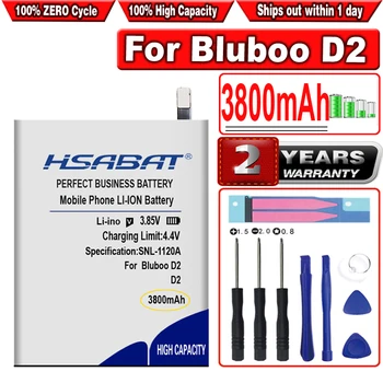 Аккумулятор высокой емкости HSABAT 3800 мАч для смартфона Bluboo D2