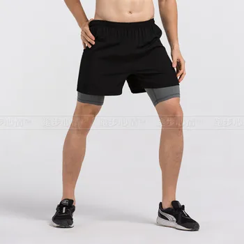 шорты для бега 2 в 1, мужские спортивные баскетбольные шорты, футбольные колготки, футбольное компрессионное белье, шорты для тренировок по теннису, фитнесу