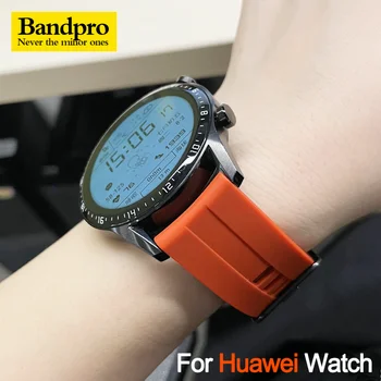 22 мм ремешок Для Huawei GT 2 3 46 мм ремешок на запястье Для Huawei Watch3 GT2 Pro GT2e Magic2 Силиконовый браслет С Футбольным Рисунком Sport Band