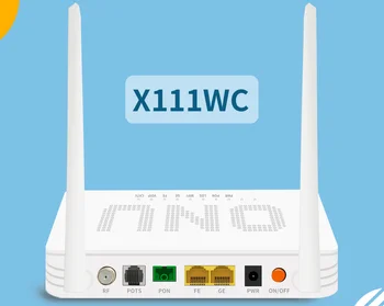 Совершенно новый XPON ONU X111WC 2GE + Wifi 2.4 G + CATV + 1 голос