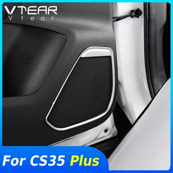 Vtear Для Changan CS35 Plus украшение крышки динамика межкомнатной двери Отделка Рамы Твитера Автомобиля Молдинги аксессуары запчасти 2020